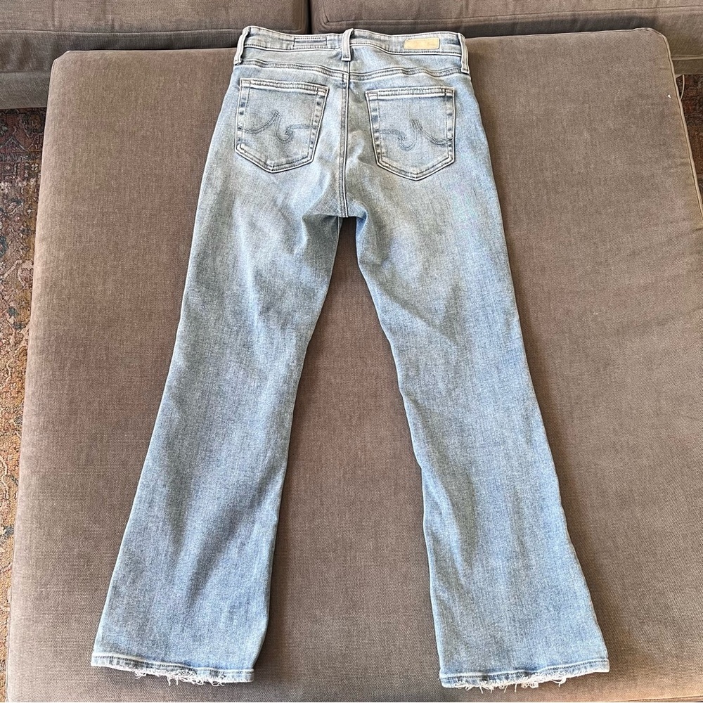 AG Farrah‎ Boot Crop Jeans Mid Rise Light Wash 27 - Picture 4 of 4